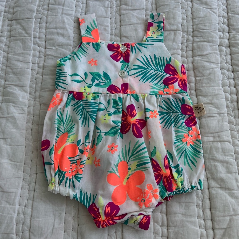 Tropical Baby Romper